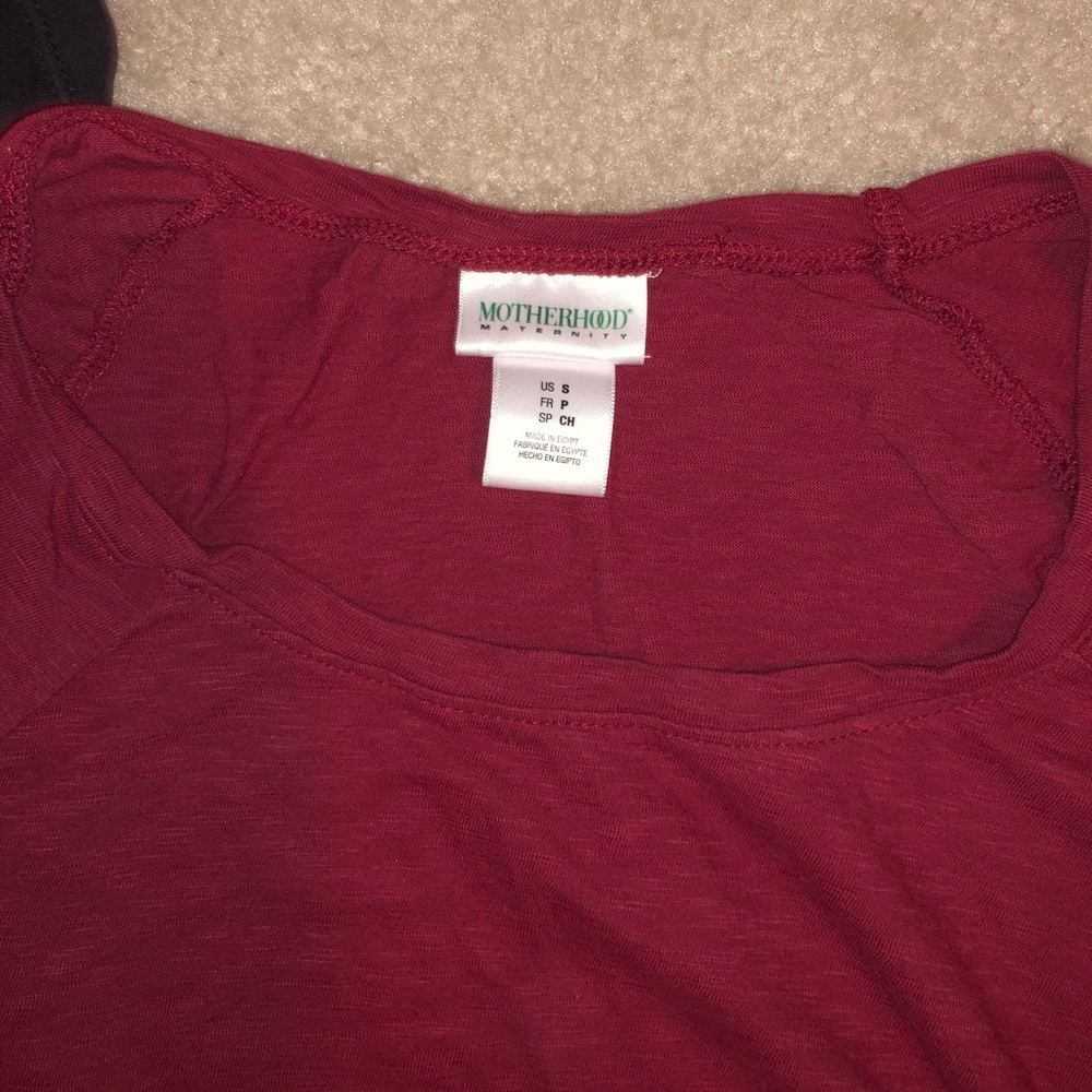2 Motherhood Maternity long casual tops size S - Picture 4 of 5